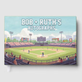 Livre Autographique Foil de Baseball Park (Recto)