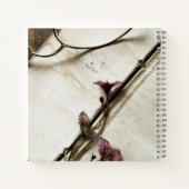 Livre avec petites fleurs (Dos)
