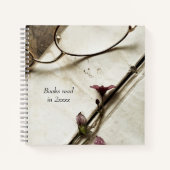 Livre avec petites fleurs (Devant)