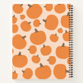 Livre blanc de recette de Motif citrouille (Dos)