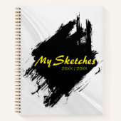 Livre blanc et noir brossé (Devant)