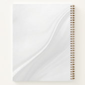 Livre blanc et noir brossé (Dos)