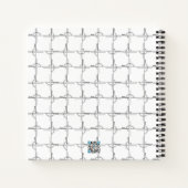 Livre blanc noir du journal géométrique des puces (Dos)