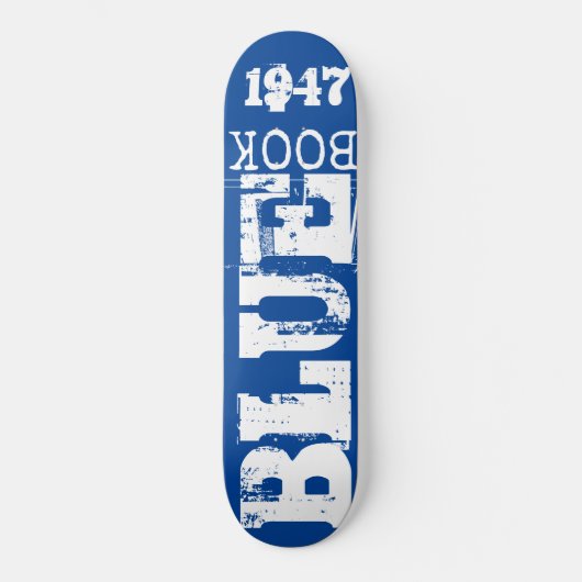 LIVRE BLEU Skateboard (Recto)