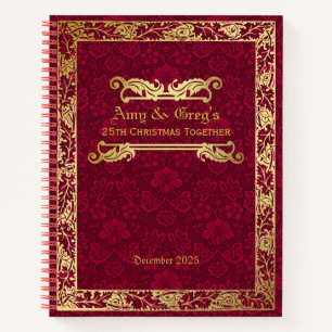 Livre classique Couverture Gold Foliage Crimson Da