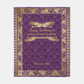 Livre classique Couverture Gold Foliage Purple Dam (Devant)