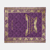 Livre classique Couverture Gold Foliage Purple Dam (Devant (Horizontal))