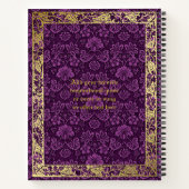 Livre classique Couverture Gold Foliage Purple Dam (Dos)