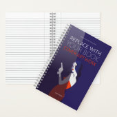 Livre Couverture Auteur Livre Lancement Carnet pro (À l'intérieur)