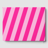 Livre d'accueil en B&B rayé rose (Verso)