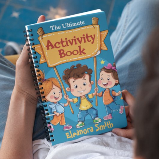 Livre d'activités pour enfants I Cahier à spirale 