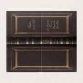 Livre d'amour rsvp avec choix de repas (Outside Unfolded)