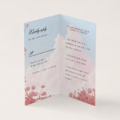 Livre d'amour rsvp avec choix de repas (Inside)