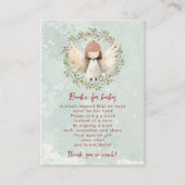 Livre d'anges de Noël pour carte de demande pour b (Devant)