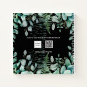 Livre d'anniversaire noir eucalyptus bois (Dos)