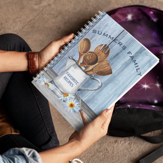 Livre d'Aquarelle Recettes Ustensiles Bois Faisy