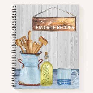 Livre d'Aquarelle Recettes Ustensiles Cuillère