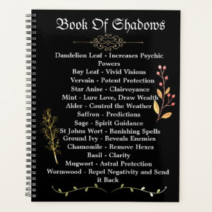 Livre d'artisanat d'ombres Black Journal
