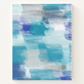 Livre d'artiste moderne Turquoise Grey (Dos)