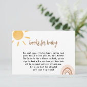 Livre de Baby shower Sunshine pour carte bébé (Debout devant)