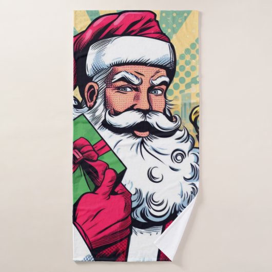 Livre de bande dessinée Père Noël/Noël (Serviette de bain)