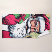 Livre de bande dessinée Père Noël/Noël (Serviette de bain)