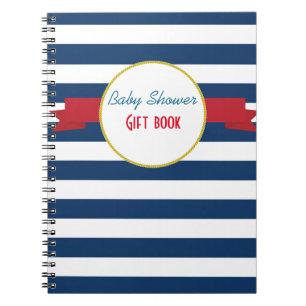 Livre de cadeaux de Baby shower nautique.