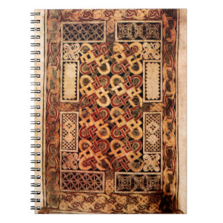 Livre de carnet de page de tapis de Durrow