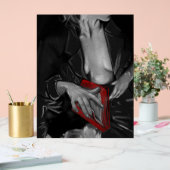 Livre de Charbon Lover Crimson Wall Art (Mariage)
