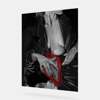 Livre de Charbon Lover Crimson Wall Art