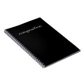 Livre de composition - noir (Côté Droit)