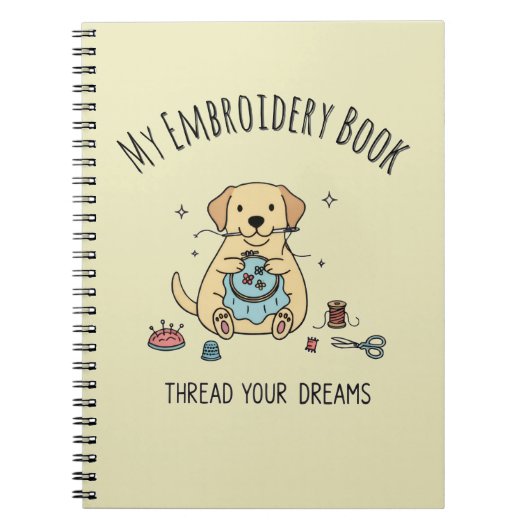 Livre de conception de broderie d'art de retriever (Devant)
