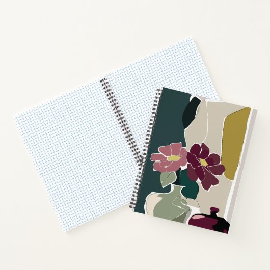 Livre de couverture Flower Art Note || meilleure i (Intérieur)