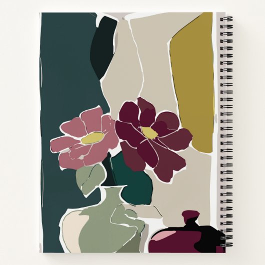 Livre de couverture Flower Art Note || meilleure i (Dos)