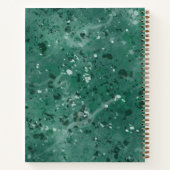 Livre de croquis classique de marbre vert (Dos)