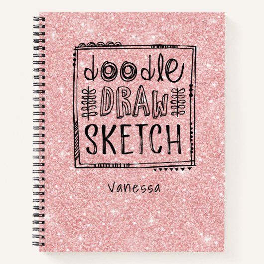 Livre de croquis d'artiste de Parties scintillant (Devant)