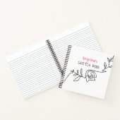 Livre de croquis de fille (Intérieur)