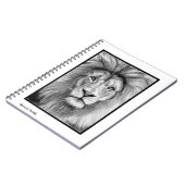 Livre de croquis de lion (Côté gauche)