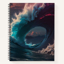 Livre de croquis de monogramme noir et blanc perso