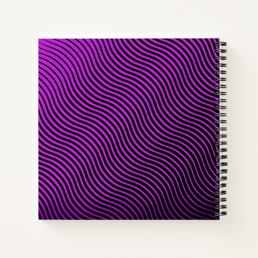 Livre de croquis des ondes optiques personnalisées (Dos)