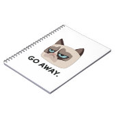 Livre de croquis Grumpy Cat "Go Away" (Côté gauche)