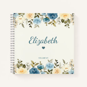 Livre de croquis moderne Floral Girly tendance Per