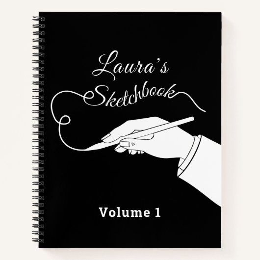 Livre de croquis personnalisé (Devant)