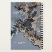 Livre de croquis personnalisé de l'artiste du marb (Verso)