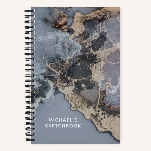 Livre de croquis personnalisé de l'artiste du marb (Recto)