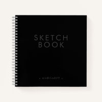 Livre de croquis personnalisé minimaliste moderne