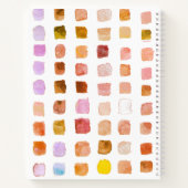 Livre de croquis personnalisé Motif aquarelle (Dos)