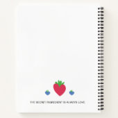 Livre de cueillette de recettes vierges à écrire (Dos)