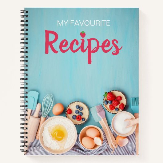 Livre de cueillette de recettes vierges à écrire (Devant)