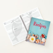 Livre de cueillette de recettes vierges à écrire (Intérieur)